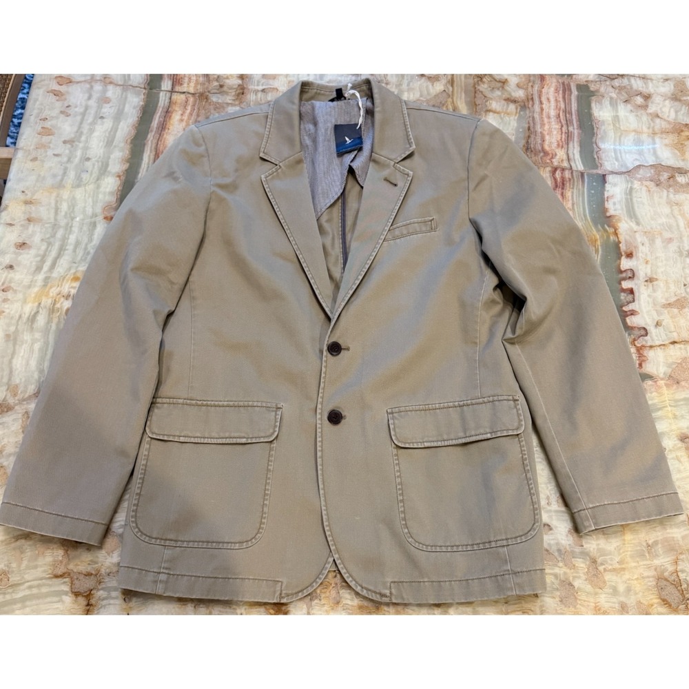 LL Bean Mens Sport Coat Brown Long Sleeve Outdoor Patch Pockets 42 NWT